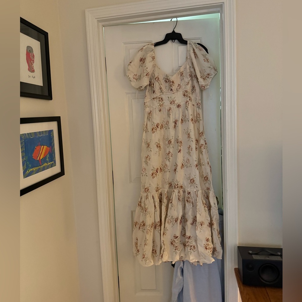 Loveshackfancy linen dress